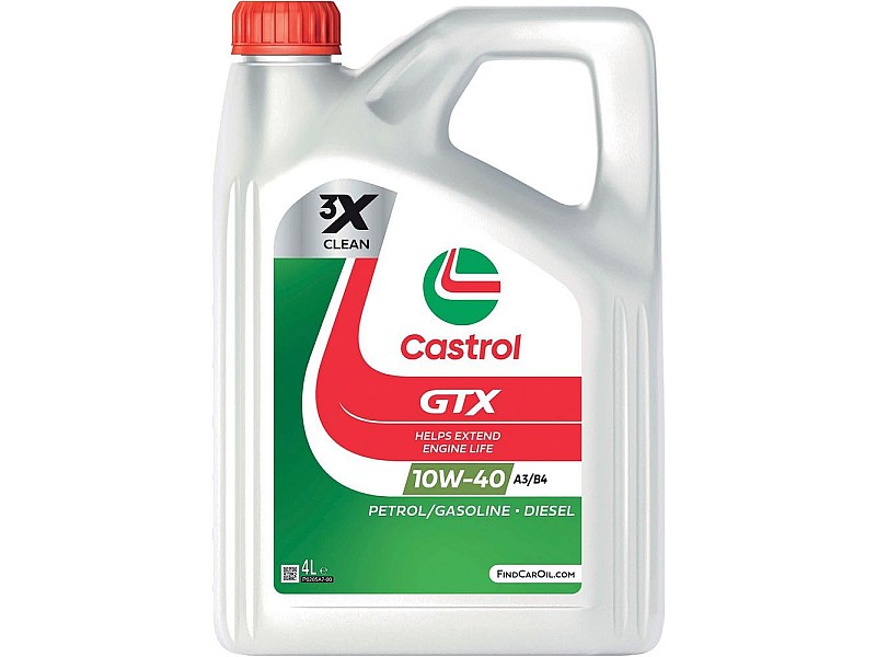 Масло CASTROL GTX ULTRA CLEAN 10W-40 4L
