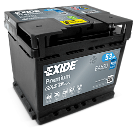 Акумулатор Exide Premium 53Ah 540A R+