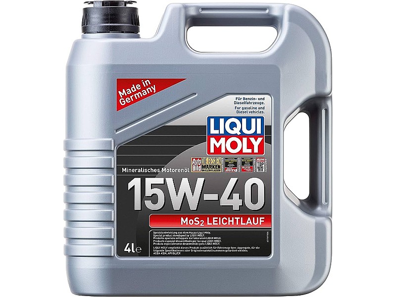 Масло LIQUI MOLY MoS2 Low-Friction 15W-40 4L