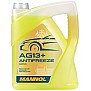 Жълт антифриз готов за употреба Mannol Antifreeze AG13+ (-40 °C) Advanced 4014 5 L