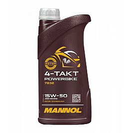 Масло MANNOL 4-Takt Powerbike 15W-50 1L