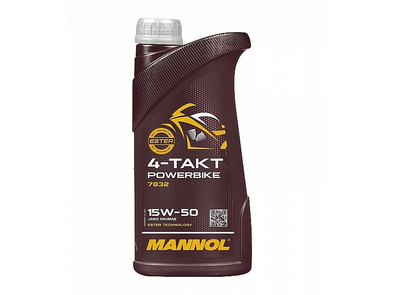 Масло MANNOL 4-Takt Powerbike 15W-50 1L