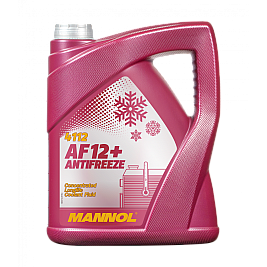 Червен антифриз концентрат Mannol Antifreeze AF12+ (-76 °C) Longlife 4112 5 L