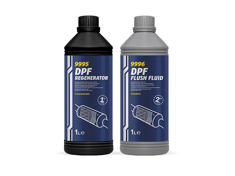 Добавки за регенериране и почистване MANNOL DPF Regenerator & Flush Fluid 9995 / 9996 2бр.