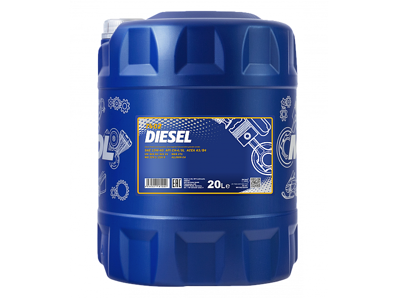 Масло MANNOL Diesel 15W-40 20L