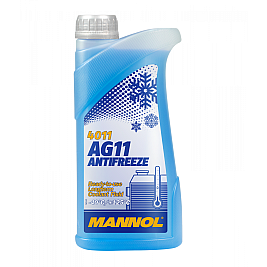 Син антифриз готов за употреба Mannol Antifreeze AG11 (-40 °C) Longterm 4011 1 L