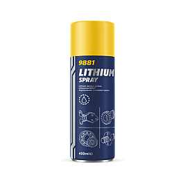 Спрей литиева грес MANNOL Lithium spray 9881 400 мл.