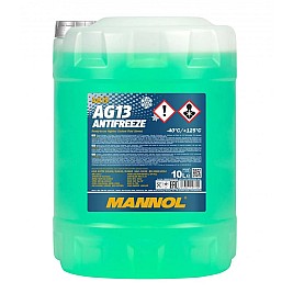 Зелен антифриз готов за употреба Mannol Antifreeze AG13 (-40 °C) Hightec 4013 10 L