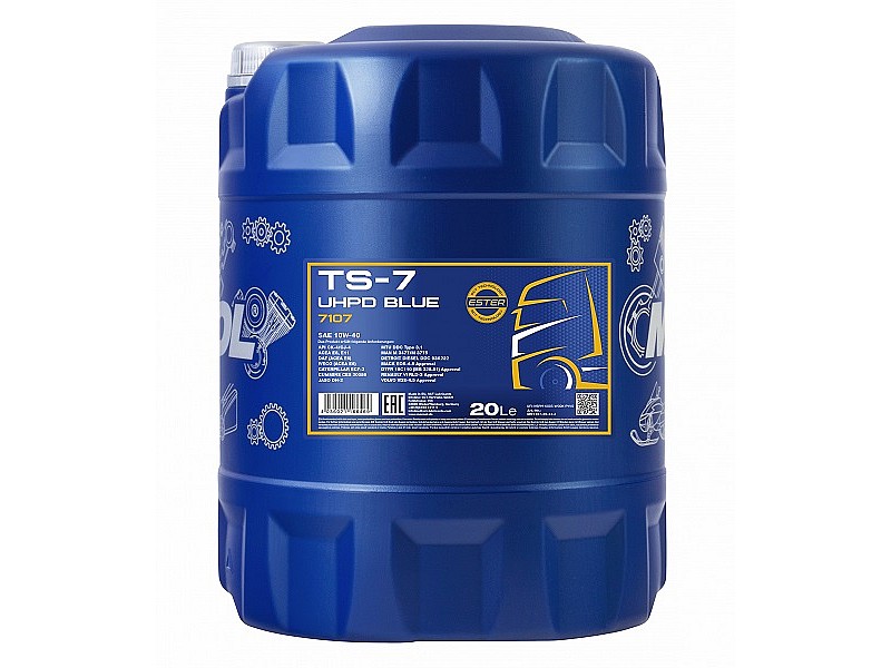 Масло MANNOL TS-7 UHPD 10W-40 Blue 20L