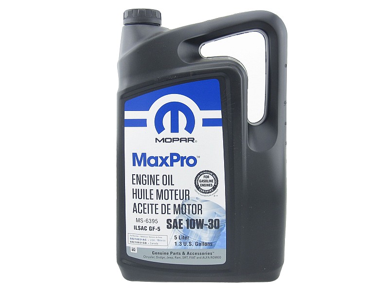 Масло MOPAR MAXPRO 10W-30 5 л.