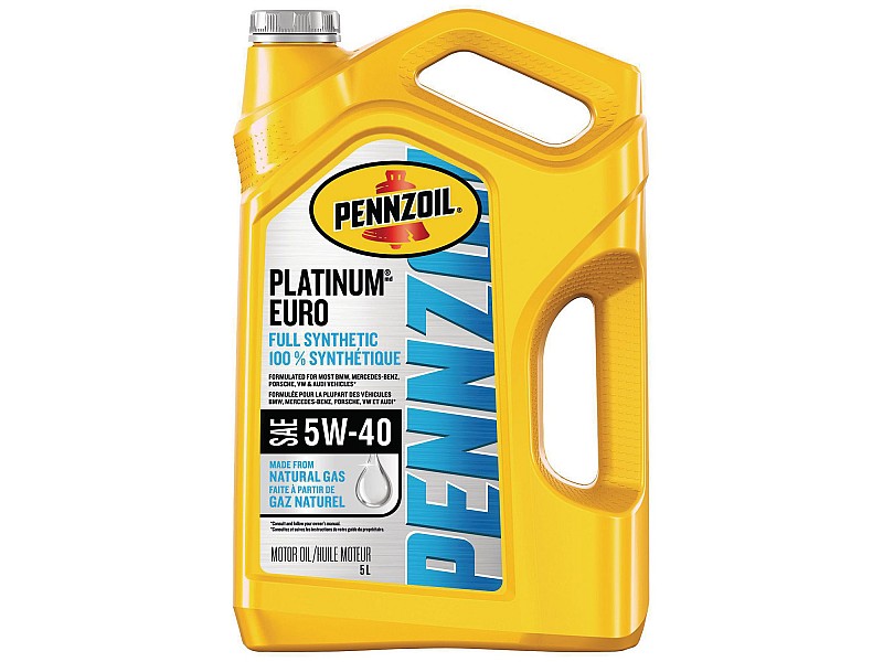 Масло PENNZOIL PLATINUM EURO 5W-40 5 л.