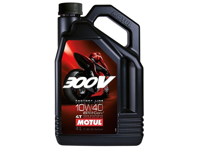 Масло MOTUL 300V 10W-40 4T FL 4L