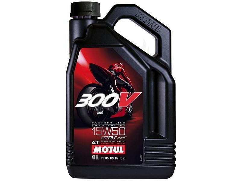 Масло MOTUL 300V 15W-50 4T FL 4L