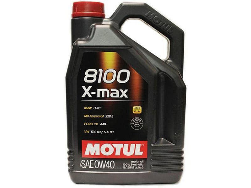 Масло MOTUL 8100 X-MAX 0W-40 4L