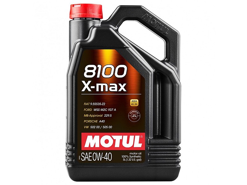 Масло MOTUL 8100 X-MAX 0W-40 5L