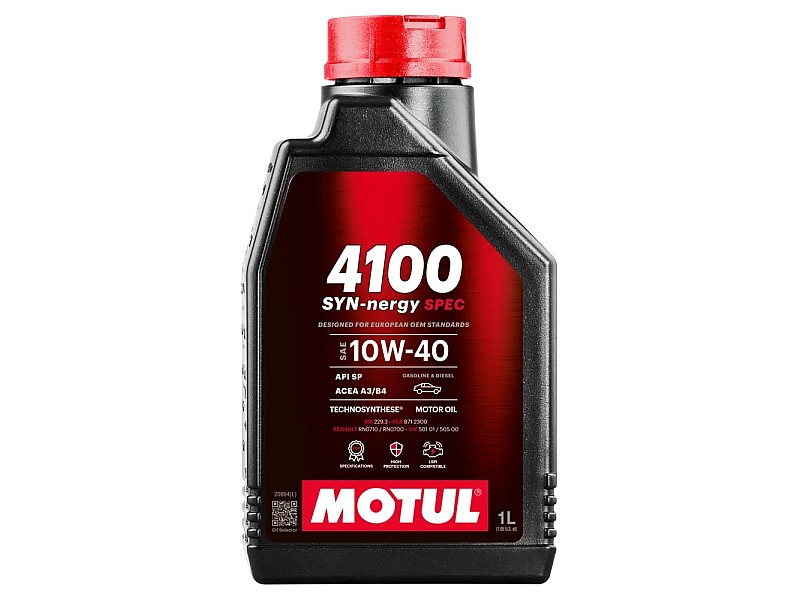 Масло MOTUL 4100 SYN-NERGY SPEC 10W-40 1L