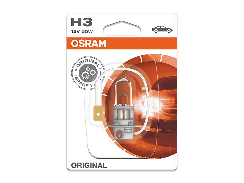 Крушка OSRAM 12V H3 55 W ORIGINAL 1бр. блистер