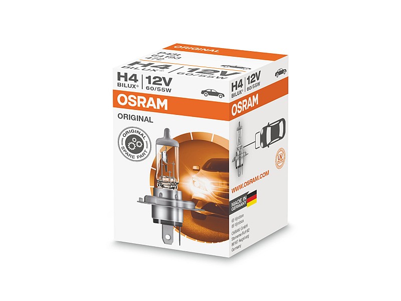 Крушка OSRAM 12V H4 60/55 W ORIGINAL 1бр. кутия