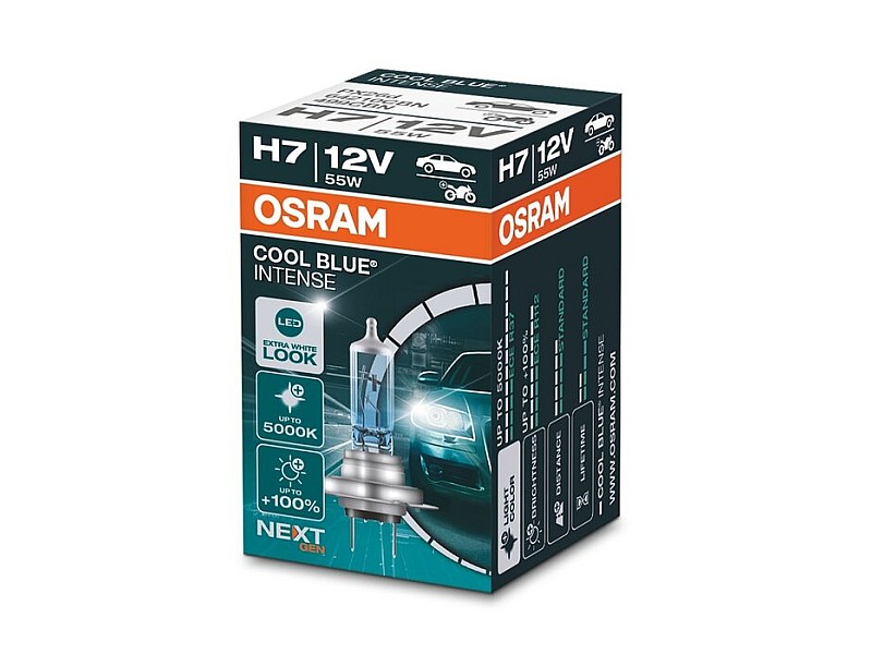 Крушка OSRAM 12V H7 55 W NIGHT BREAKER LASER +150% 1бр. кутия