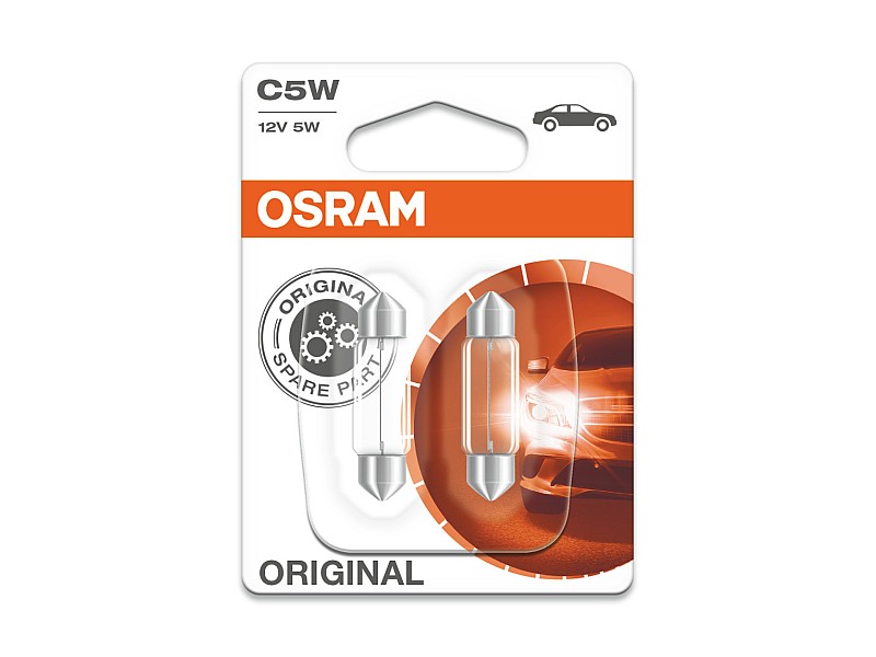 Крушки OSRAM 12V C5W ORIGINAL 2 бр. блистер