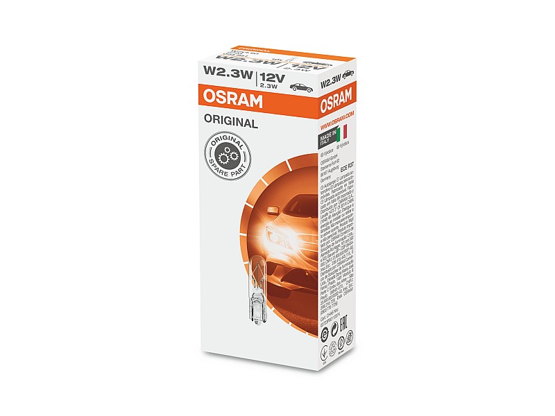 Крушки OSRAM 12V W2.3W ORIGINAL 10 бр.