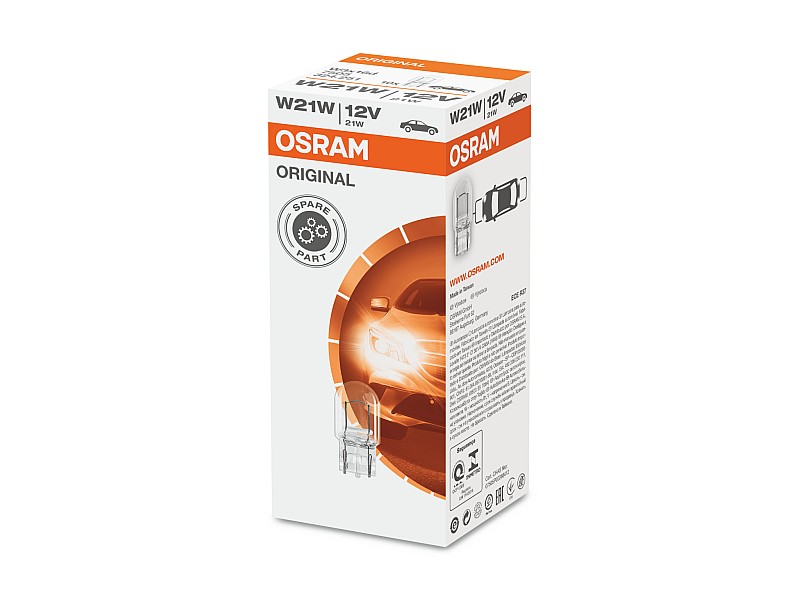 Крушки OSRAM 12V W21W ORIGINAL 10 бр.