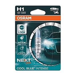 Крушки OSRAM Cool Blue Intense NextGen H1 12V 55W 1 бр. блистер