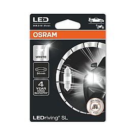 Крушки OSRAM LEDRIVING SL C5W, 12V, 0,5W 31мм. 1бр.