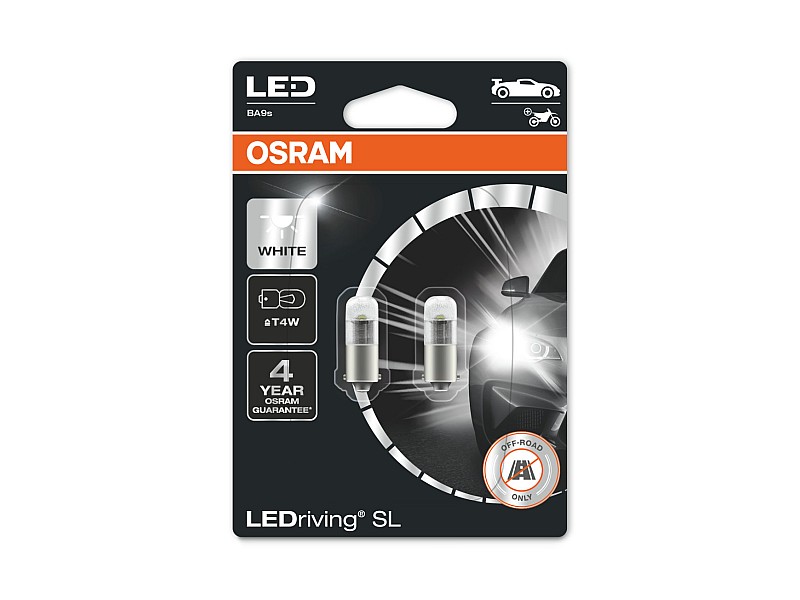 Крушки OSRAM LEDRIVING SL T4W, 12V, 0,8W 2бр.