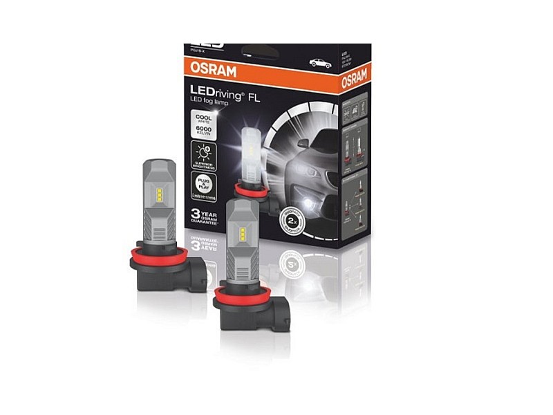 Крушки OSRAM LEDRIVING FL H8/H11/H16, 12V, 8,2W 2бр.