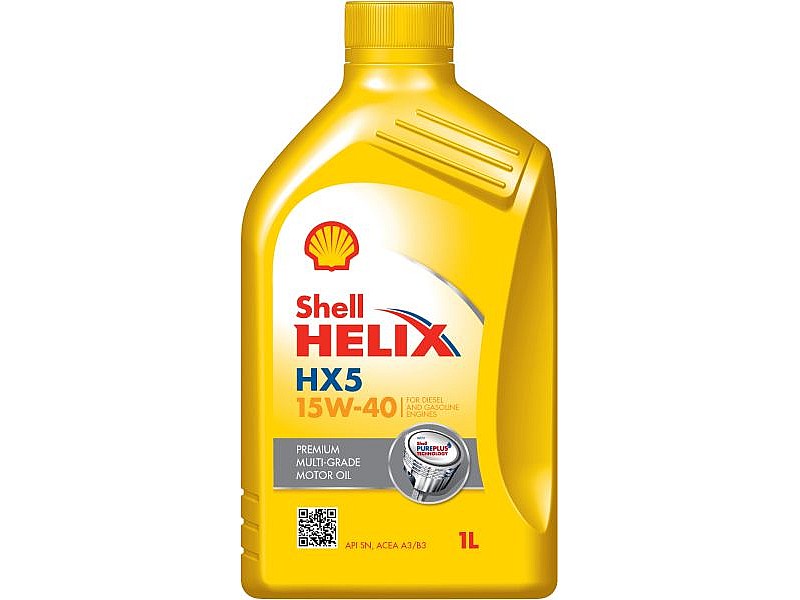Масло SHELL HELIX HX5 15W-40 1L