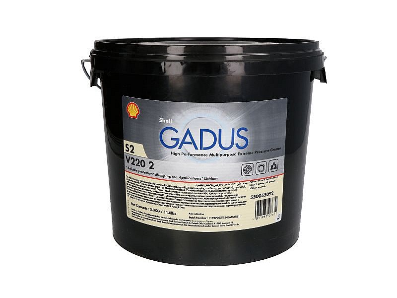 Универсална литиева грес SHELL GADUS S2 V220 2 5 KG