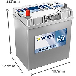 Акумулатор Varta Dynamic SLI ASIA 12V 40AH 330A A15 Л+