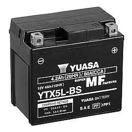 Акумулатор YUASA YTX5L-BS 4.2Ah 80A R+