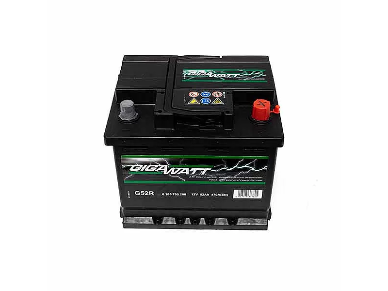 Акумулатор GIGAWATT G52R 52Ah 470A R+