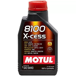 Масло MOTUL 8100 X-CESS 5W-40 1L