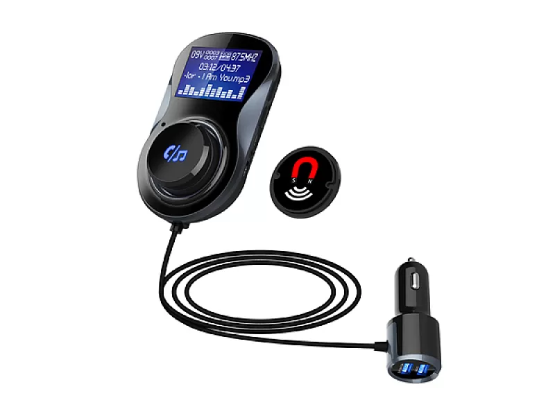 USB зарядно за автомобил с вградено радио Mega Drive 2.4 A USB FM 02787 - 9 USB зарядно за автомобил с вградено радио Mega Drive 2.4 A USB FM 02787 - 9