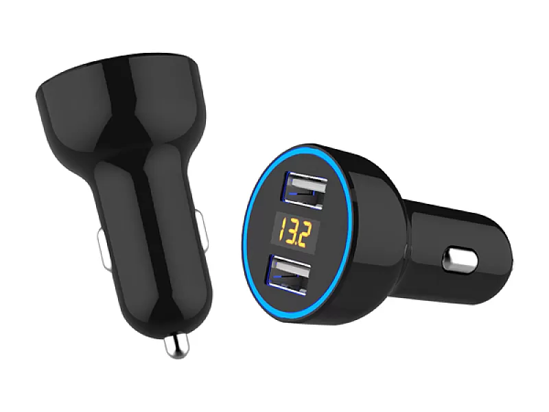USB двойно зарядно за автомобил Mega Drive 18W 02791 - 4 USB двойно зарядно за автомобил Mega Drive 18W 02791 - 4