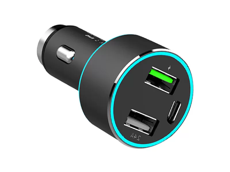 Зарядно за кола с 3 порта MEGADRIVE 1xUSB QC3.0 + 1xUSB 2.4A + 1xUSB Type-C 42W 02782 Зарядно за кола с 3 порта MEGADRIVE 1xUSB QC3.0 + 1xUSB 2.4A + 1xUSB Type-C 42W