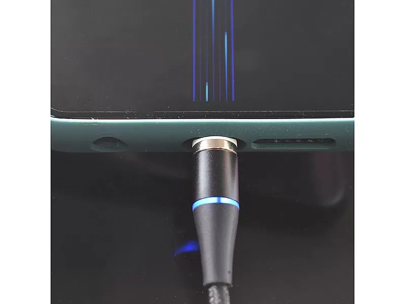 Магнитен кабел за бързо зареждане 3в1 Type C / Micro USB / LIGHTNING MEGADRIVE 1.5M 3A BLACK 02798 - 5 Магнитен кабел за бързо зареждане 3в1 Type C / Micro USB / LIGHTNING MEGADRIVE 1.5M 3A BLACK - 5