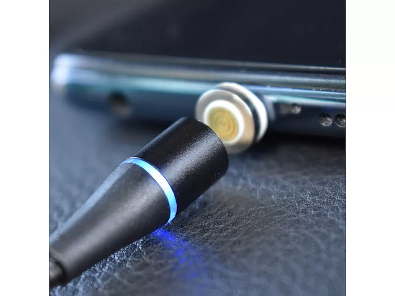Магнитен кабел за бързо зареждане 3в1 Type C / Micro USB / LIGHTNING MEGADRIVE 1.5M 3A BLACK 02798 - 4 Магнитен кабел за бързо зареждане 3в1 Type C / Micro USB / LIGHTNING MEGADRIVE 1.5M 3A BLACK - 4