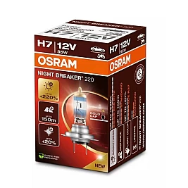 Крушка OSRAM H7 12V NIGHT BREAKER +220 1бр.