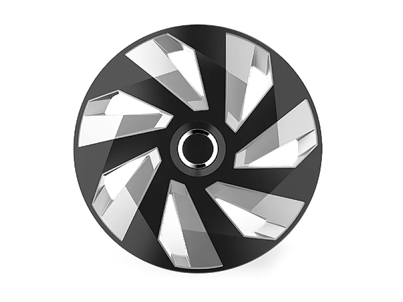 Тасове за джанти 15 MegaDrive VECTOR RC SILVER&BLACK Тасове за джанти 15 MegaDrive VECTOR RC SILVER&BLACK