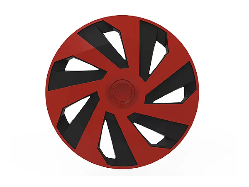 Тасове 16 за джанти MegaDrive VECTOR RED&BLACK Тасове 16 за джанти MegaDrive VECTOR RED&BLACK