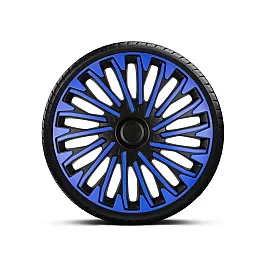 Тасове за джанти 15" MEGA DRIVE BLUE-BLACK CU INEL NEGRU SOHO