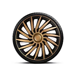 Тасове за джанти 15" MEGA DRIVE YELLOW-BLACK CU INEL GALBEN KENDO