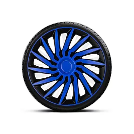 Тасове за джанти 16" MEGA DRIVE BLUE-BLACK CU INEL ALBASTRU KENDO