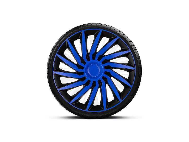 Тасове за джанти 16 MEGA DRIVE BLUE-BLACK CU INEL ALBASTRU KENDO Тасове за джанти 16 MEGA DRIVE BLUE-BLACK CU INEL ALBASTRU KENDO