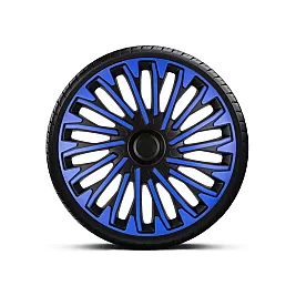 Тасове за джанти 16" MEGA DRIVE BLUE-BLACK CU INEL NEGRU SOHO