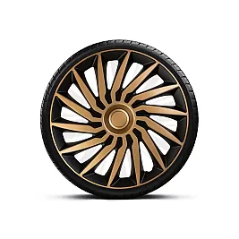 Тасове за джанти 16" MEGA DRIVE YELLOW-BLACK CU INEL GALBEN KENDO
